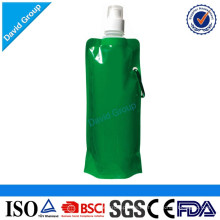 Botella de agua plegable plegable del deporte del tipo de los nuevos proveedores chinos del tipo plástico
